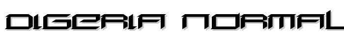 Digeria Normal font